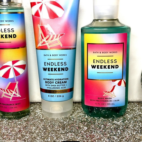 Bath and Body Works Endless Weekend Tropical Summer Gift Set Nwt - Picture 3 of 6
